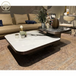 Modern Marble-Top Coffee Table
