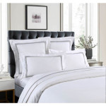 7pcs White and Grey Comforter Set