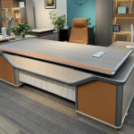 Berlin Executive Desk With Bookshelf